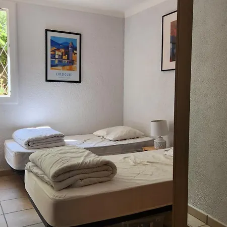 T3, Quartier Calme , Ideal A Pieds Parking Prive Cadenisse Collioure