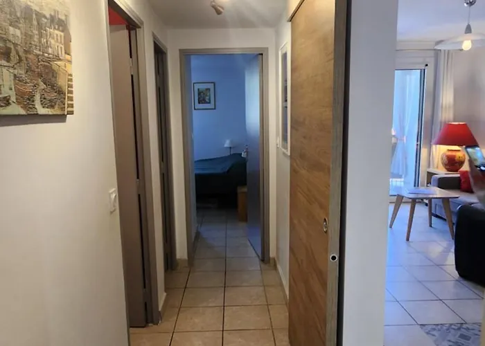 Appart T3, 60M2,Quartier Calme,Ideal Tout A Pieds Residence Et Parking Prive Les Cadenisses * Κολιούρ